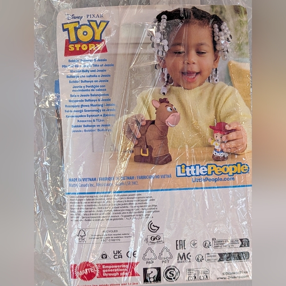 Fisher-Price Little People Disney Pixar  Toy Story Jessie and Bullseye Horse - Picture 2 of 2